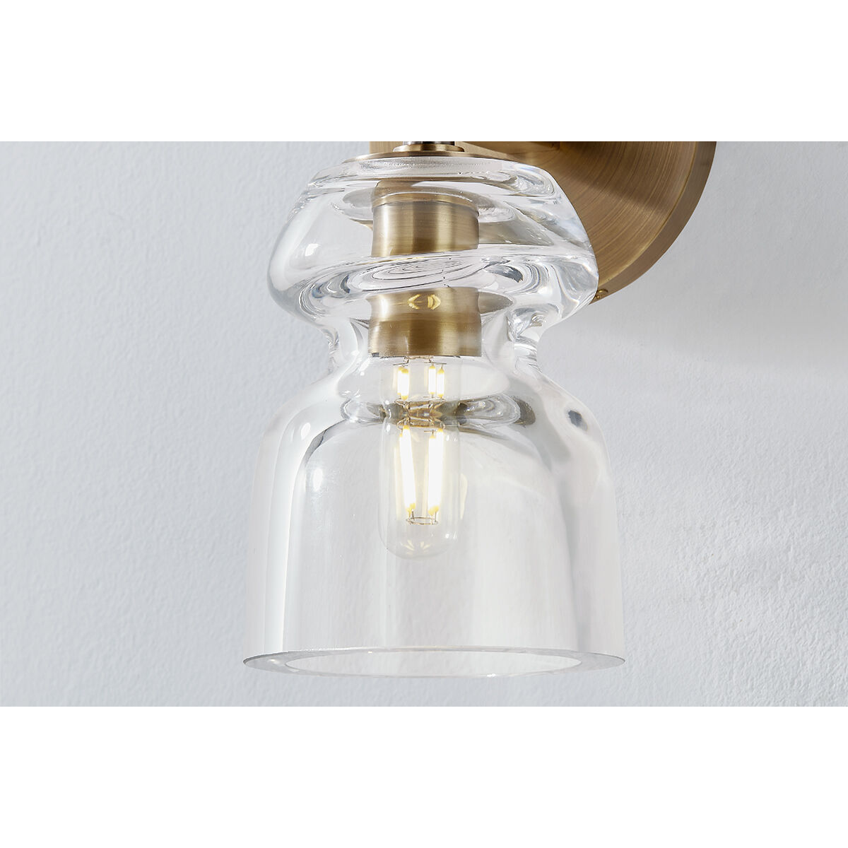 Trey 1 Light 4.75 inch Patina Brass Wall Sconce Wall Light